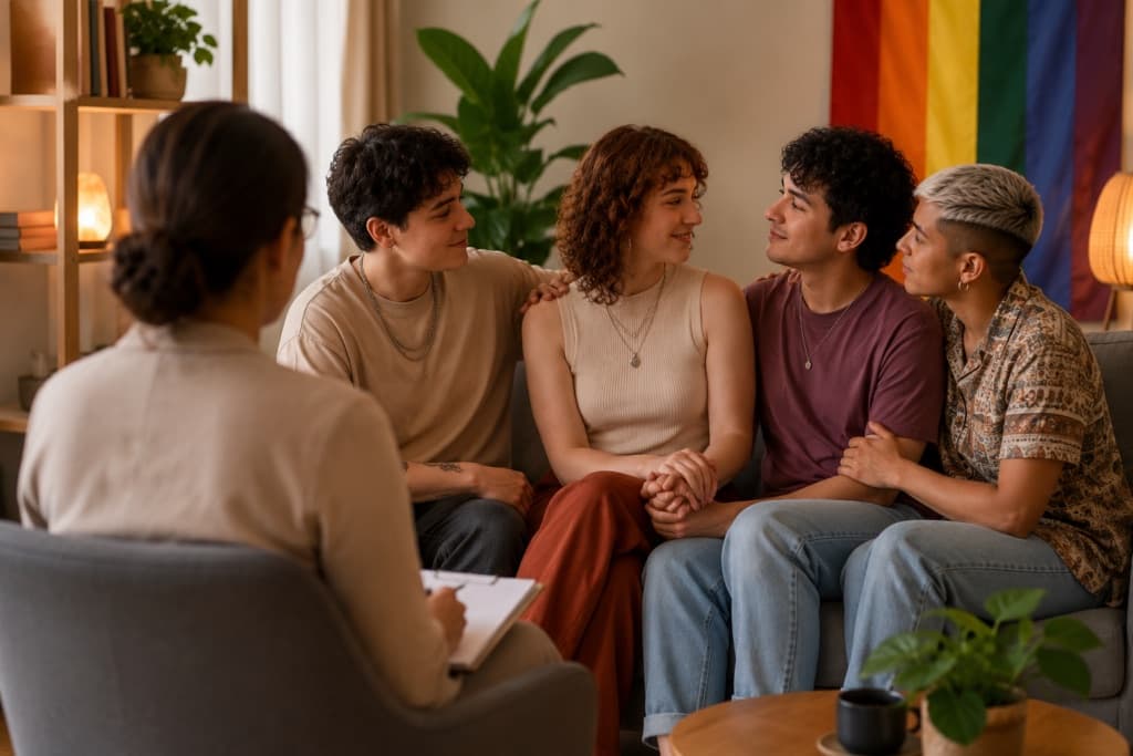 Terapia para relaciones no monógamas LGTBIQ+: bienestar emocional, comunicación y vínculos saludables