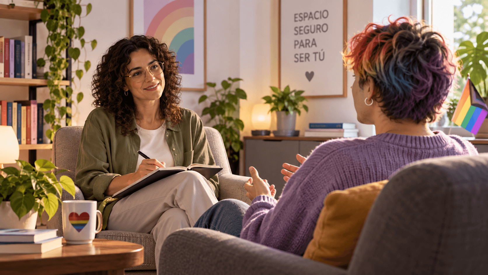 Psicólogo LGTBIQ+ friendly: cómo saber si tu terapeuta es realmente inclusivo y afirmativo